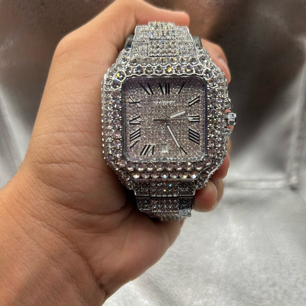 Silver Rhinestone Watch - Picture 2 of 2